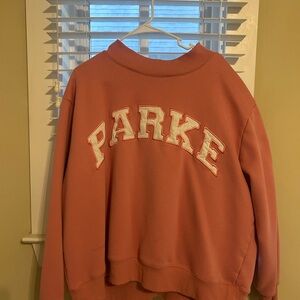 Parker Women's Pink Crew Neck Sweater